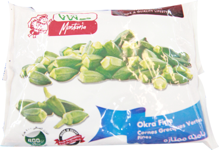 Montana Okra Zero 400g - بامية مونتانا (720x680), Png Download