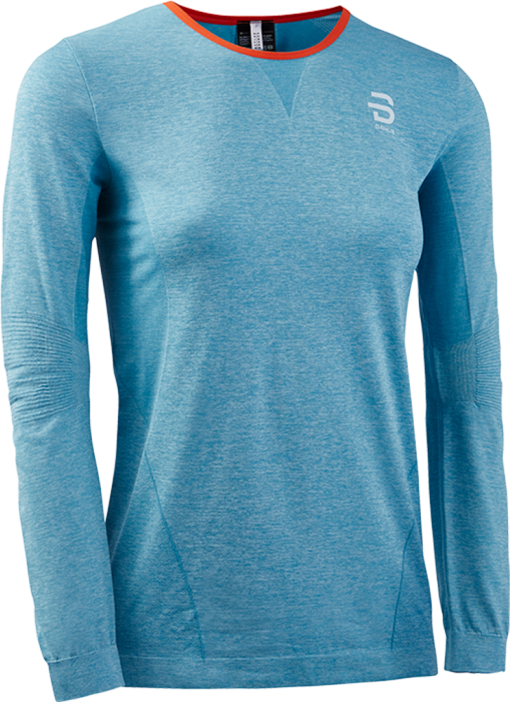 Björn Dählie Springzone Ls W Forget Me Not Tröja - Long-sleeved T-shirt (1000x1000), Png Download