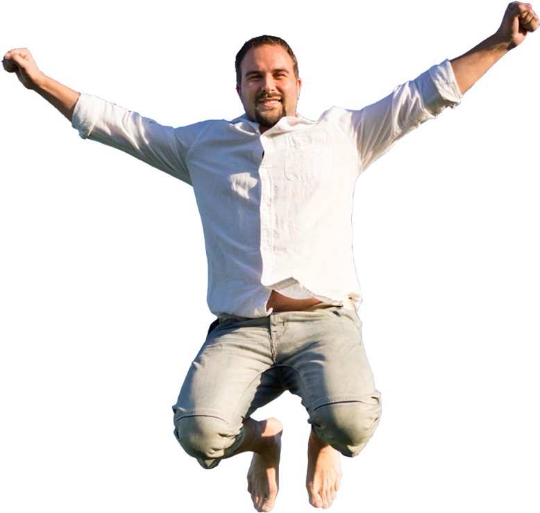 Learn More - Jumping (900x823), Png Download