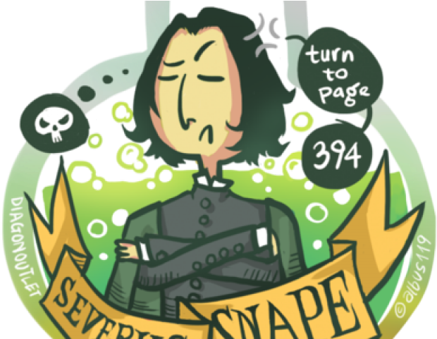 Severus Snape Clipart Neko - Cartoon (640x480), Png Download