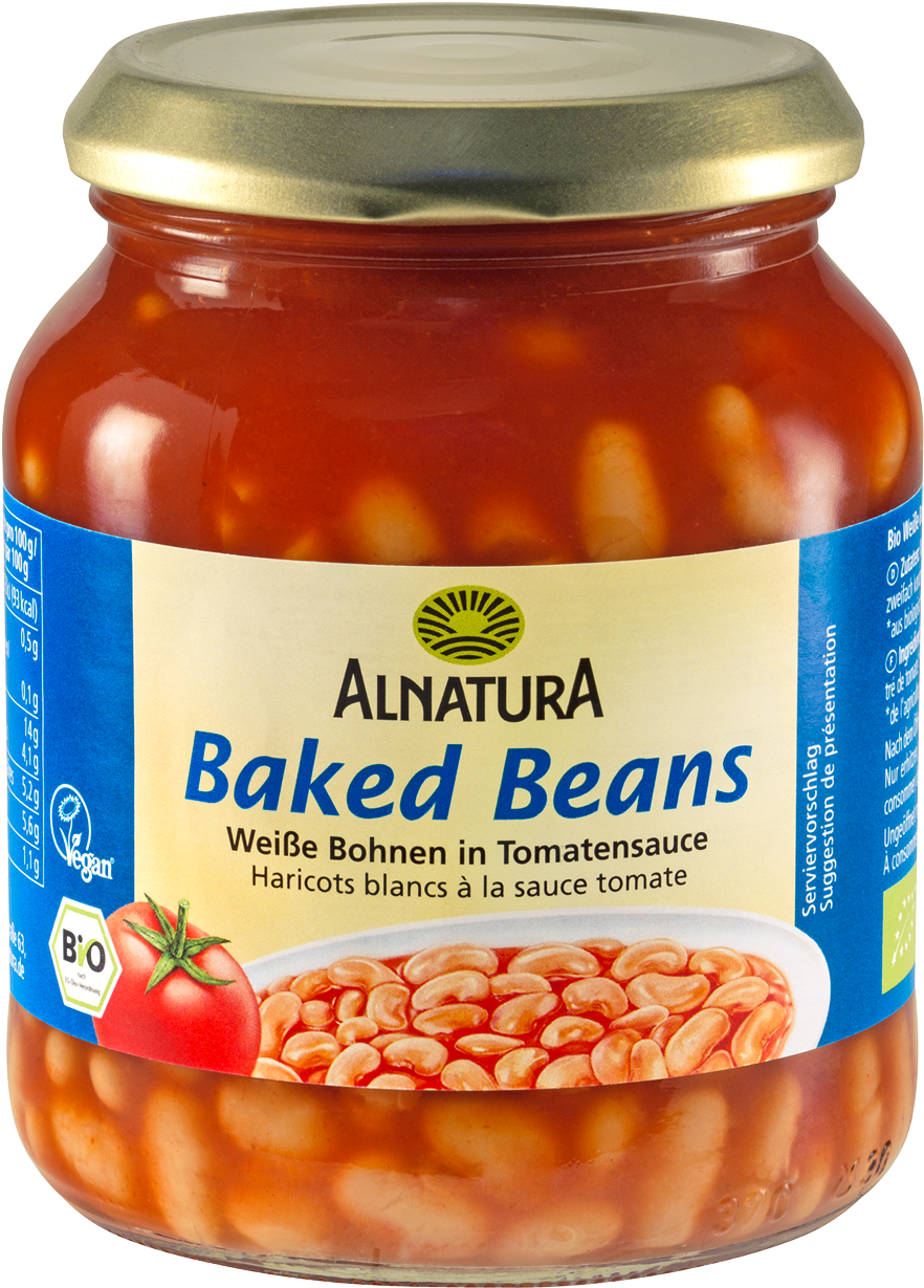 Alnatura Baked Beans (4) - Weiße Bohnen Mit Tomatensauce (1200x1254), Png Download