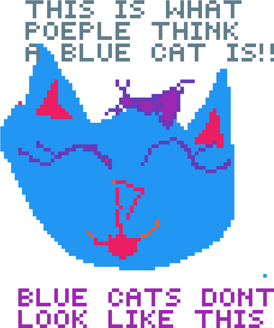 Unkown Blue Cat - Attitude One Liners (1200x1200), Png Download