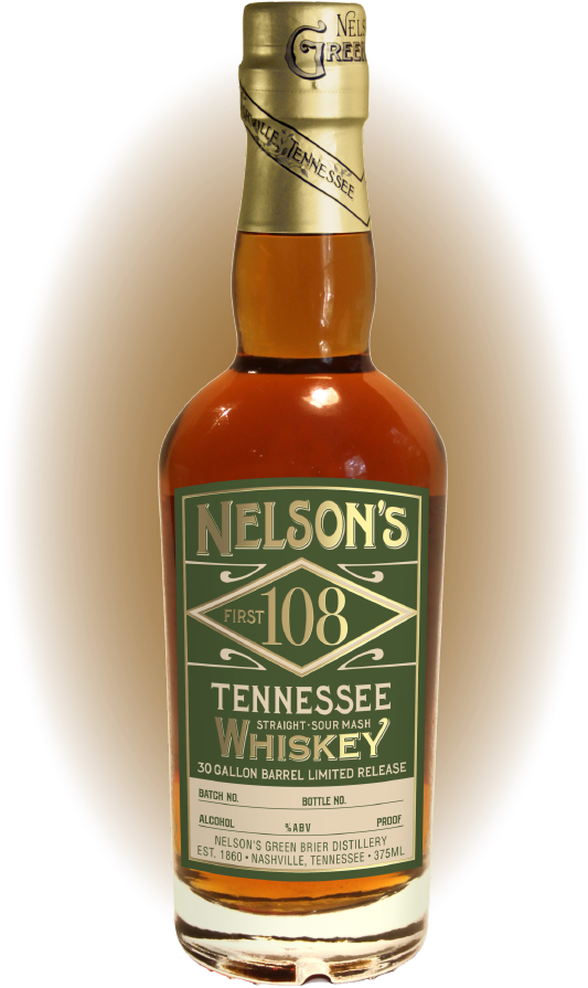 Nelson's First 108 Single Barrel Tennessee Whiskey - Nelson Whiskey (601x900), Png Download