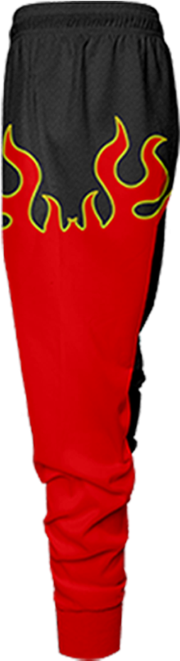 Tekken Jin Kazama Red Flame Cosplay Jogging Pants Fullprinted - Pocket (1024x1024), Png Download