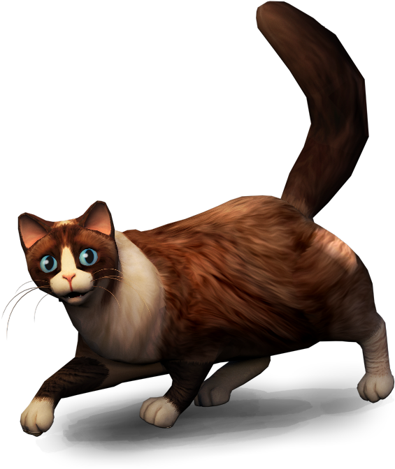Cute Cats In Virtual Reality - Virtual Reality Pet Png (611x685), Png Download