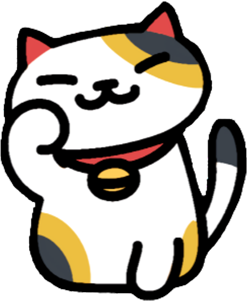 Ftestickers Sticker - Ms Fortune Wallpaper Neko Atsume (1024x1024), Png Download