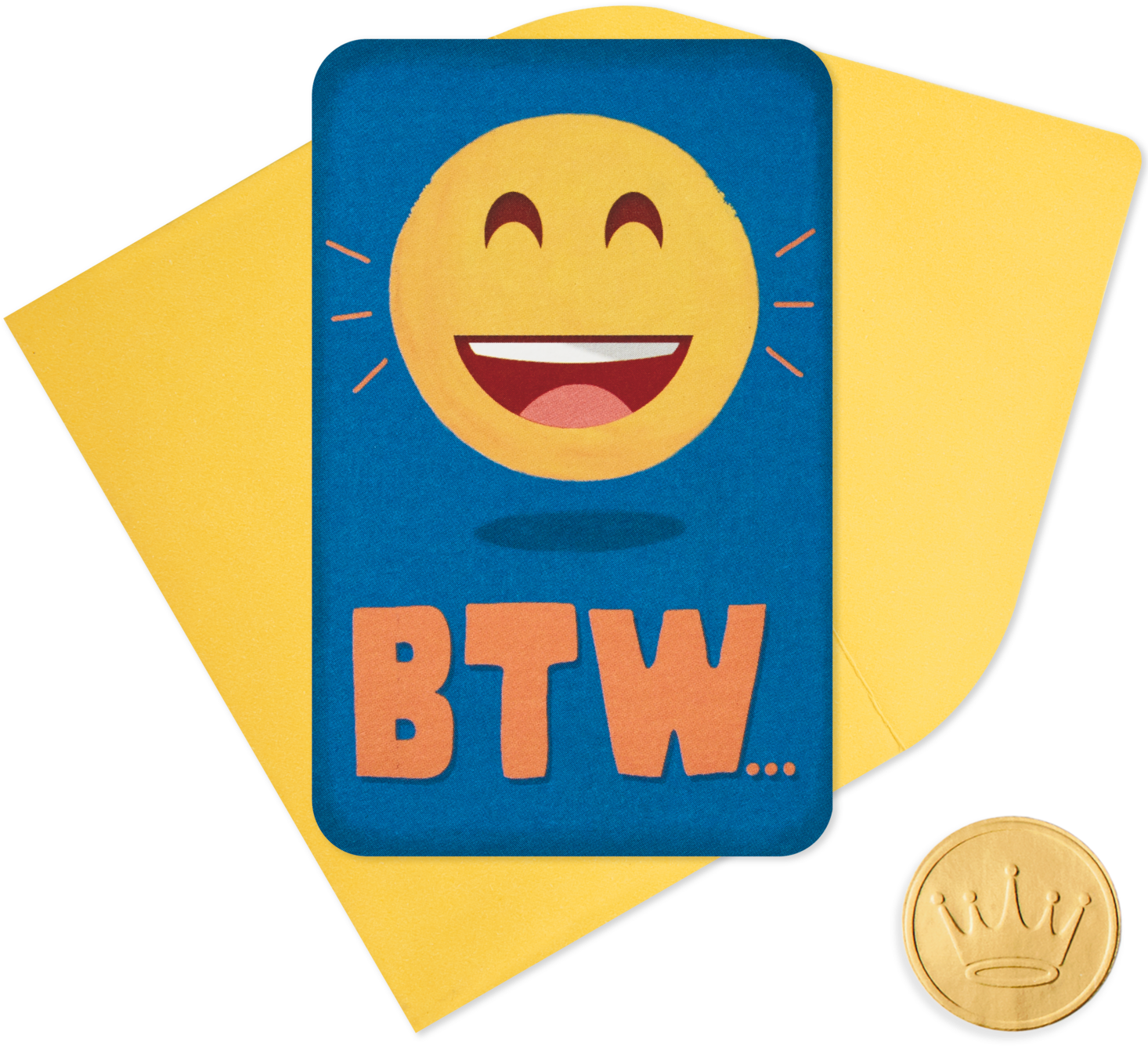 25" Mini Smiley Face Emoji Pop Up Thinking Of You - Smiley (1470x1470), Png Download