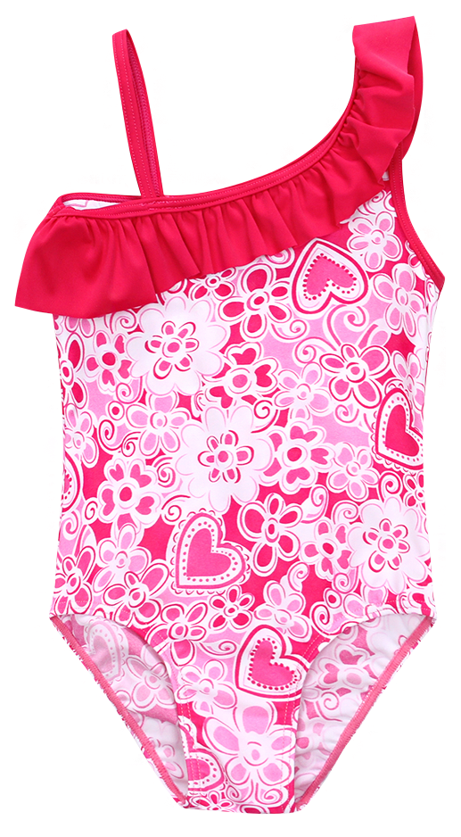 Little Junior Girls Kids One Piece Swimsuit - Maillot (1000x1000), Png Download
