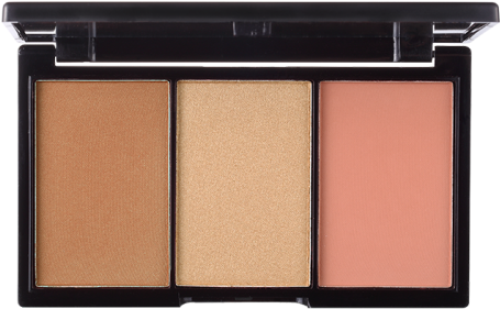 Contour, Blush And Highlight - Klara Cosmetics Naked Truth Palette (590x714), Png Download