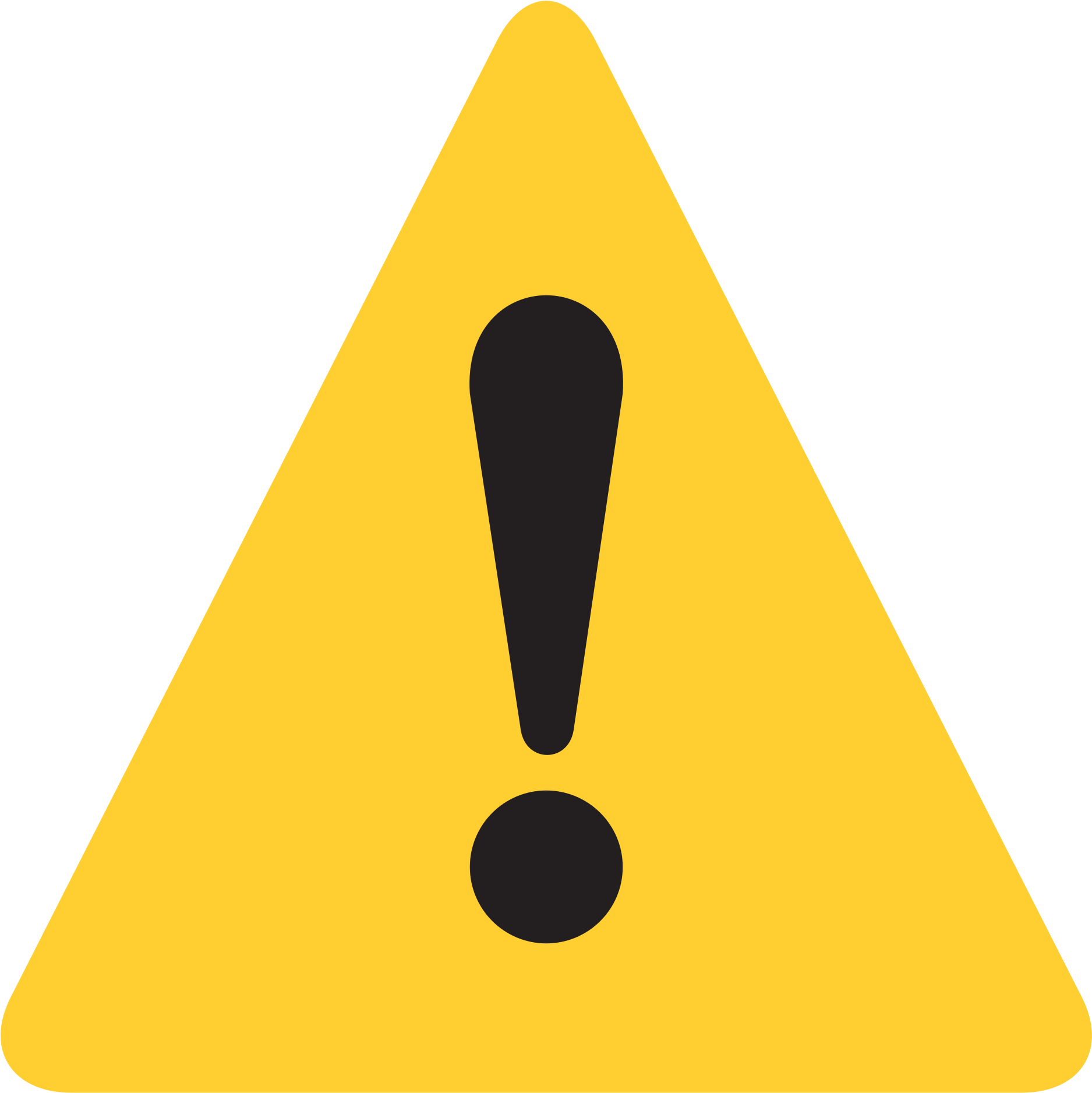 Open - Warning Emoji Png (2000x2000), Png Download