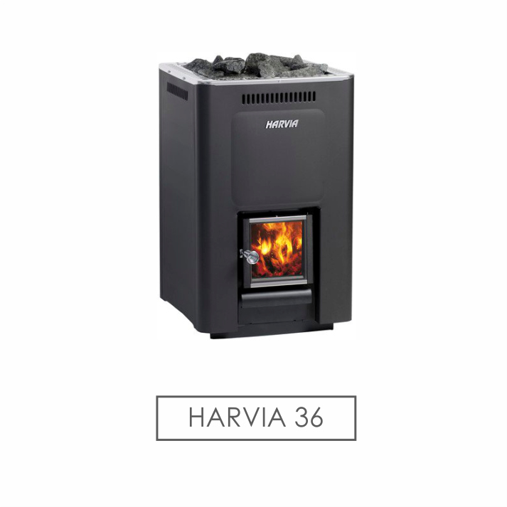 Wood Burning Heater - Harvia Woodburning Stove (1000x750), Png Download
