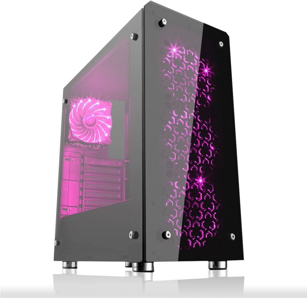 Blackfire Ruin - Game Max Sirius Midi Tower Black Case (1000x1000), Png Download