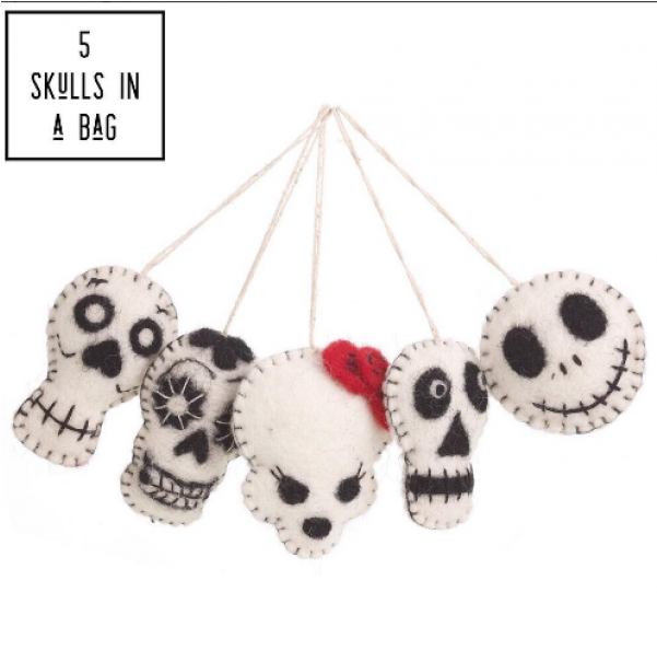 Halloween Skulls - Skull (600x852), Png Download