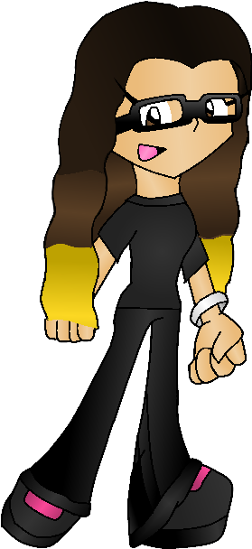 Gamergirl Anime Style - Cartoon (480x640), Png Download