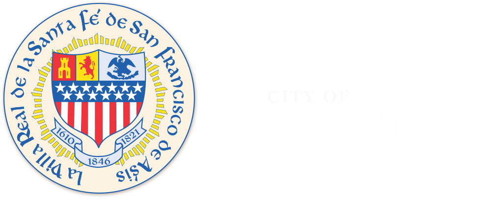City Of Santa Fe - Circle (1002x414), Png Download