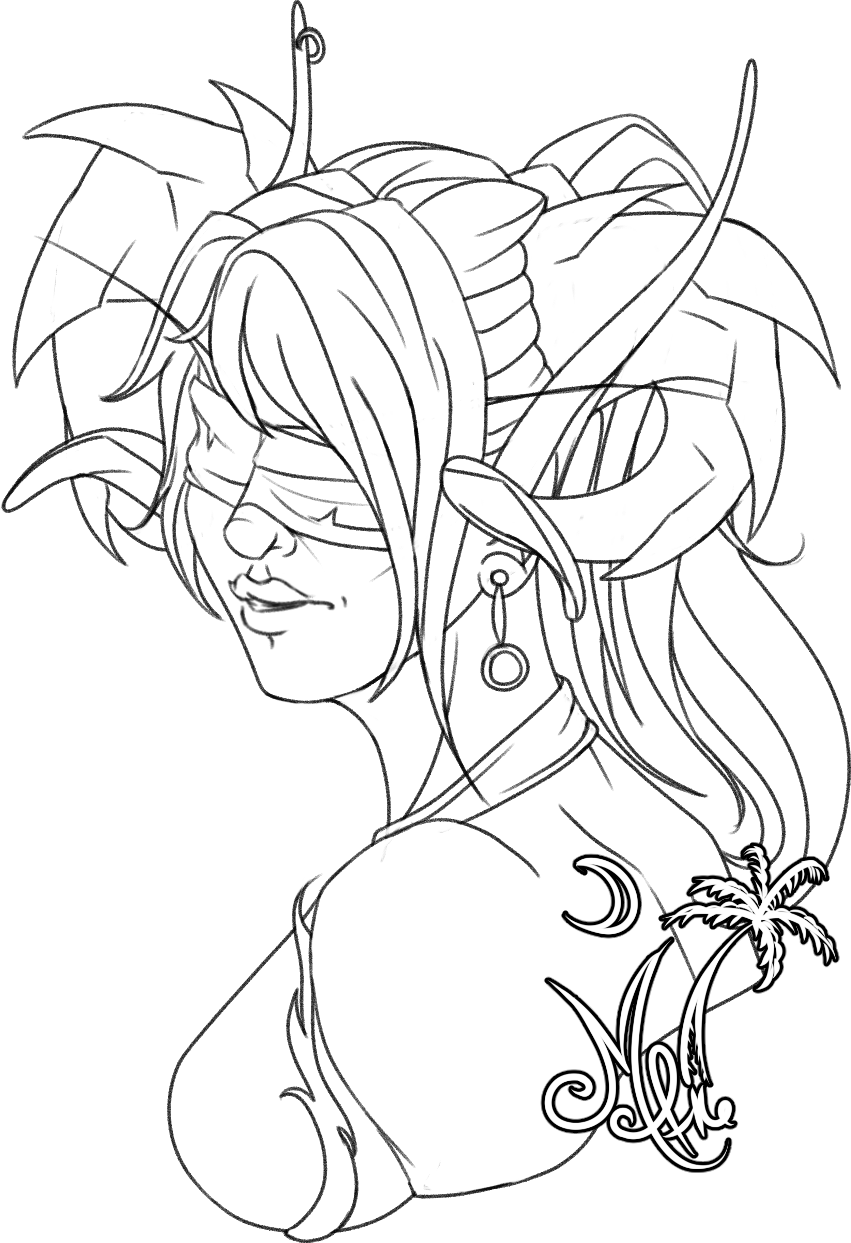 Free To Color - Line Art (851x1243), Png Download