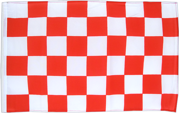 Red White Square Flag (750x500), Png Download