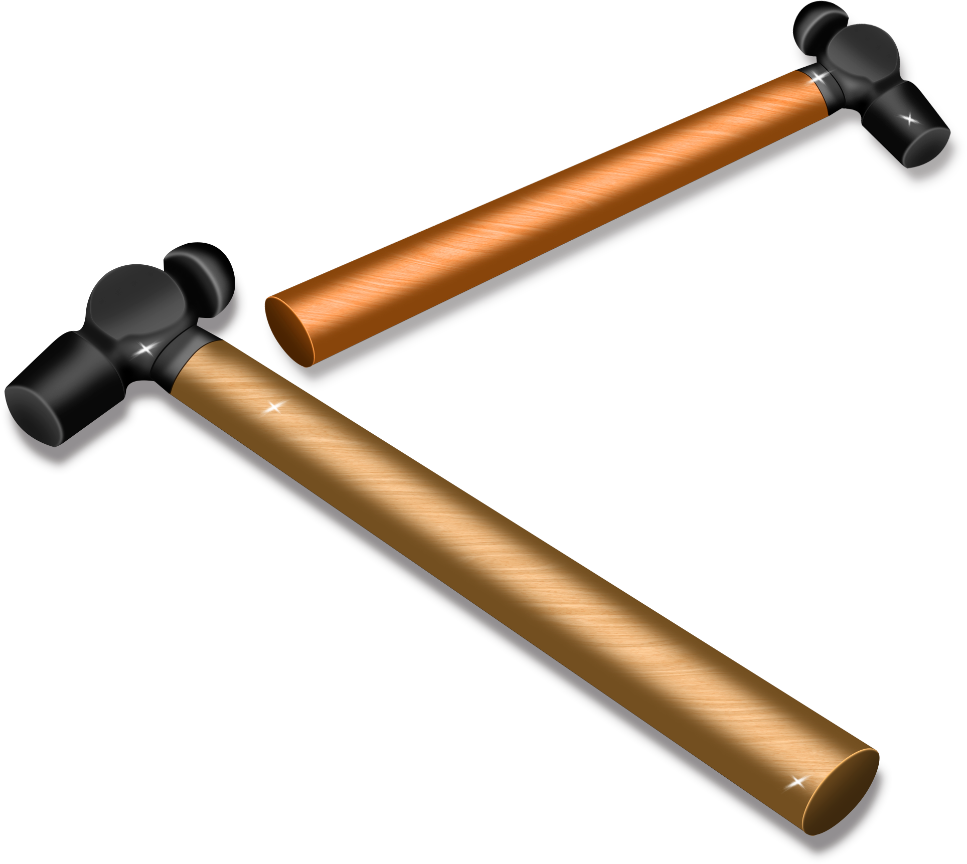 Household Goods Hammer Hoe Wooden Handle Png And Psd - Steel Casing Pipe (2000x2000), Png Download