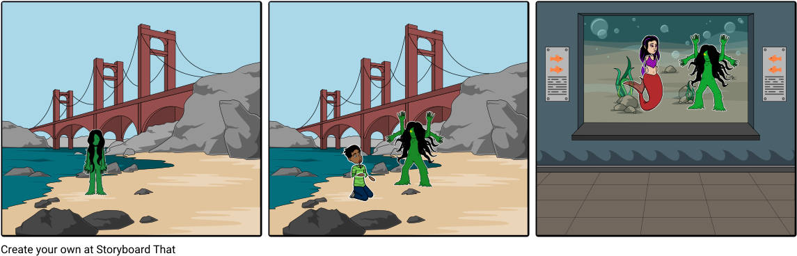 The Not Scary Monster - If Your Friends Jumped Off A Bridge Cartoon (1164x385), Png Download
