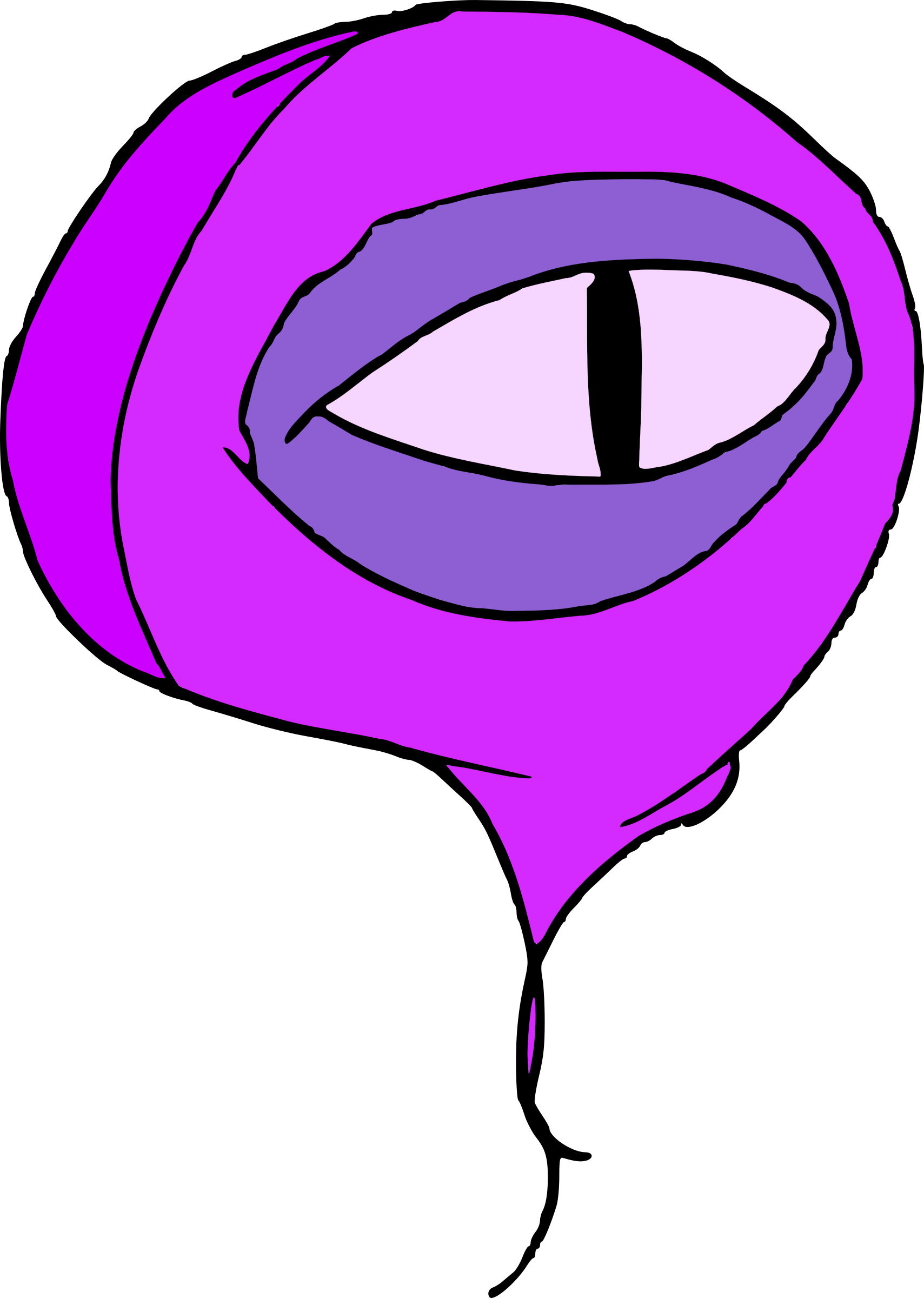 This Free Icons Png Design Of The Big Eye (1709x2400), Png Download