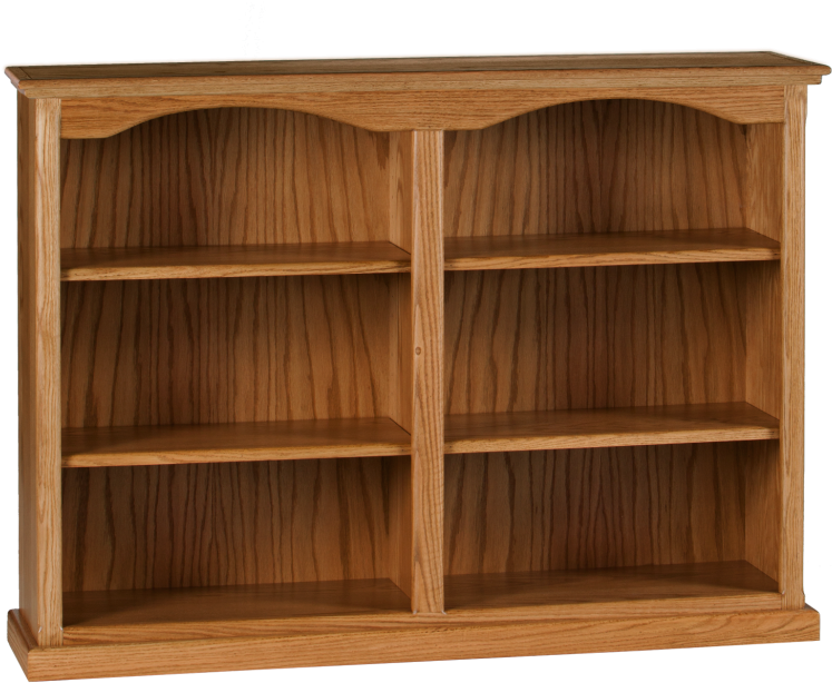 Split Traditional Bookcase - Shelf (770x770), Png Download
