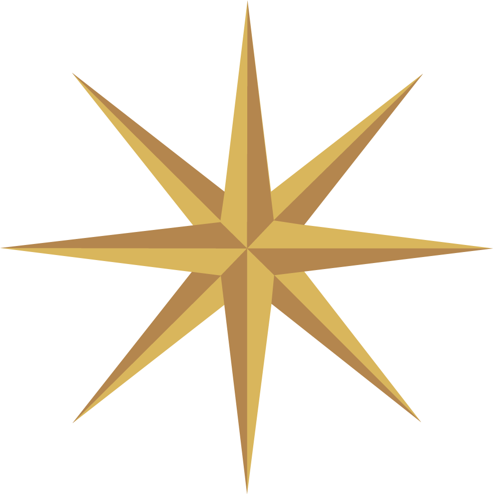 North Country Trail Association Celebration - Star Of Bethlehem Black And White (1000x1008), Png Download