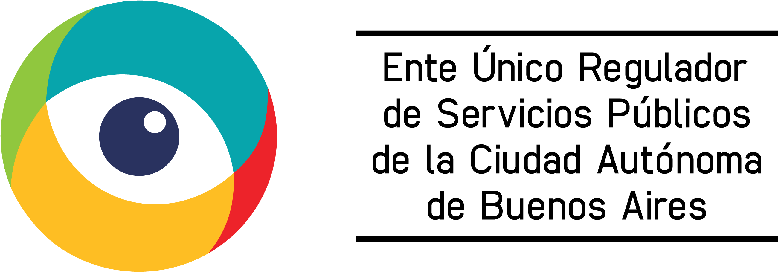 Ente Único Regulador De Servicios Públicos De La Ciudad - Circle (2721x1033), Png Download