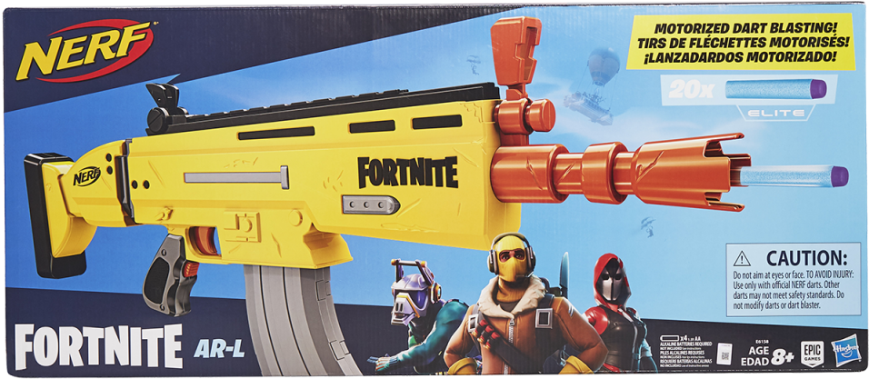 Blaster, 6 Darts, And Instructions - Nerf N Strike (1024x416), Png Download