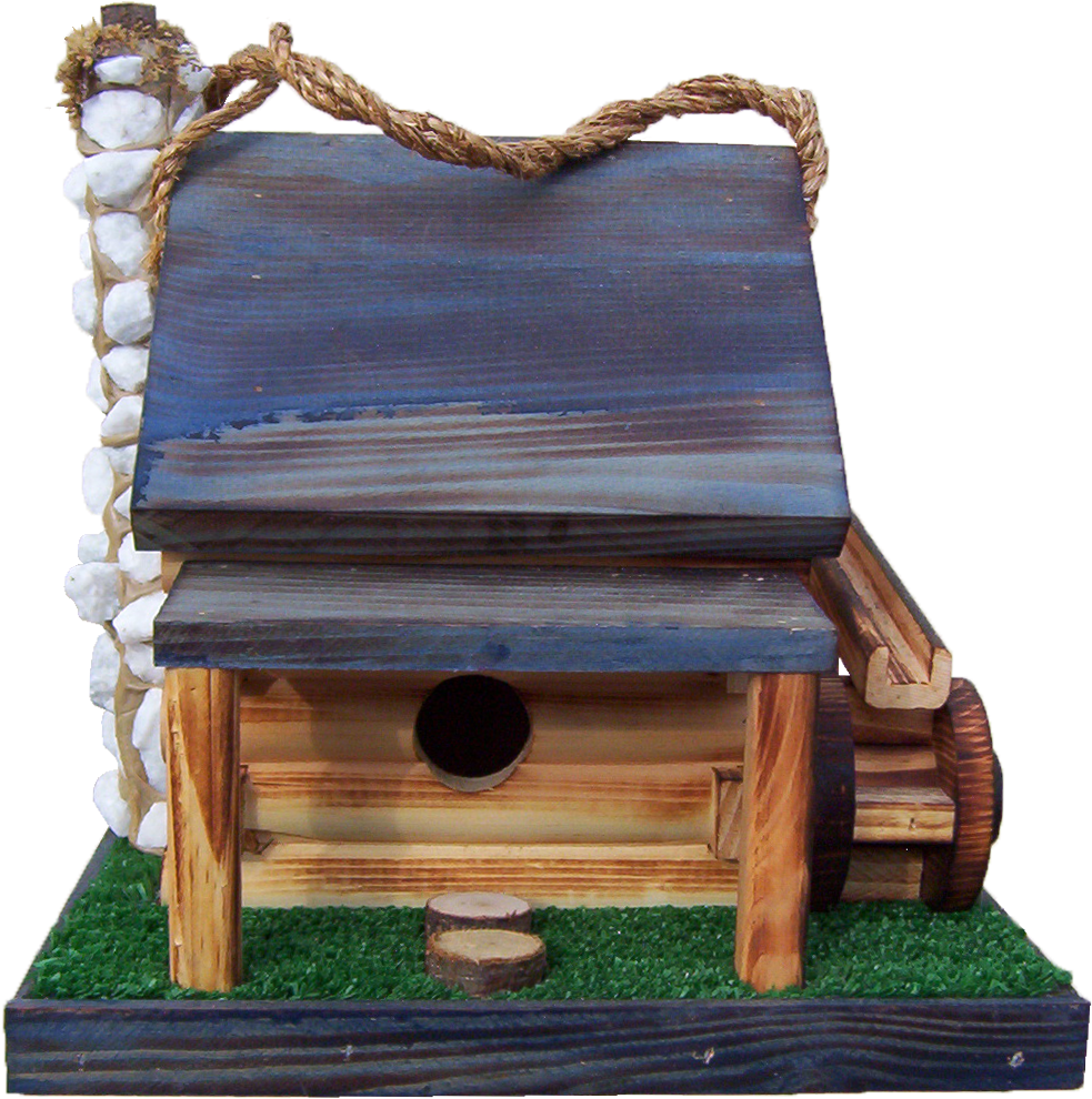 Mill Birdhouse - Chain (1020x1040), Png Download