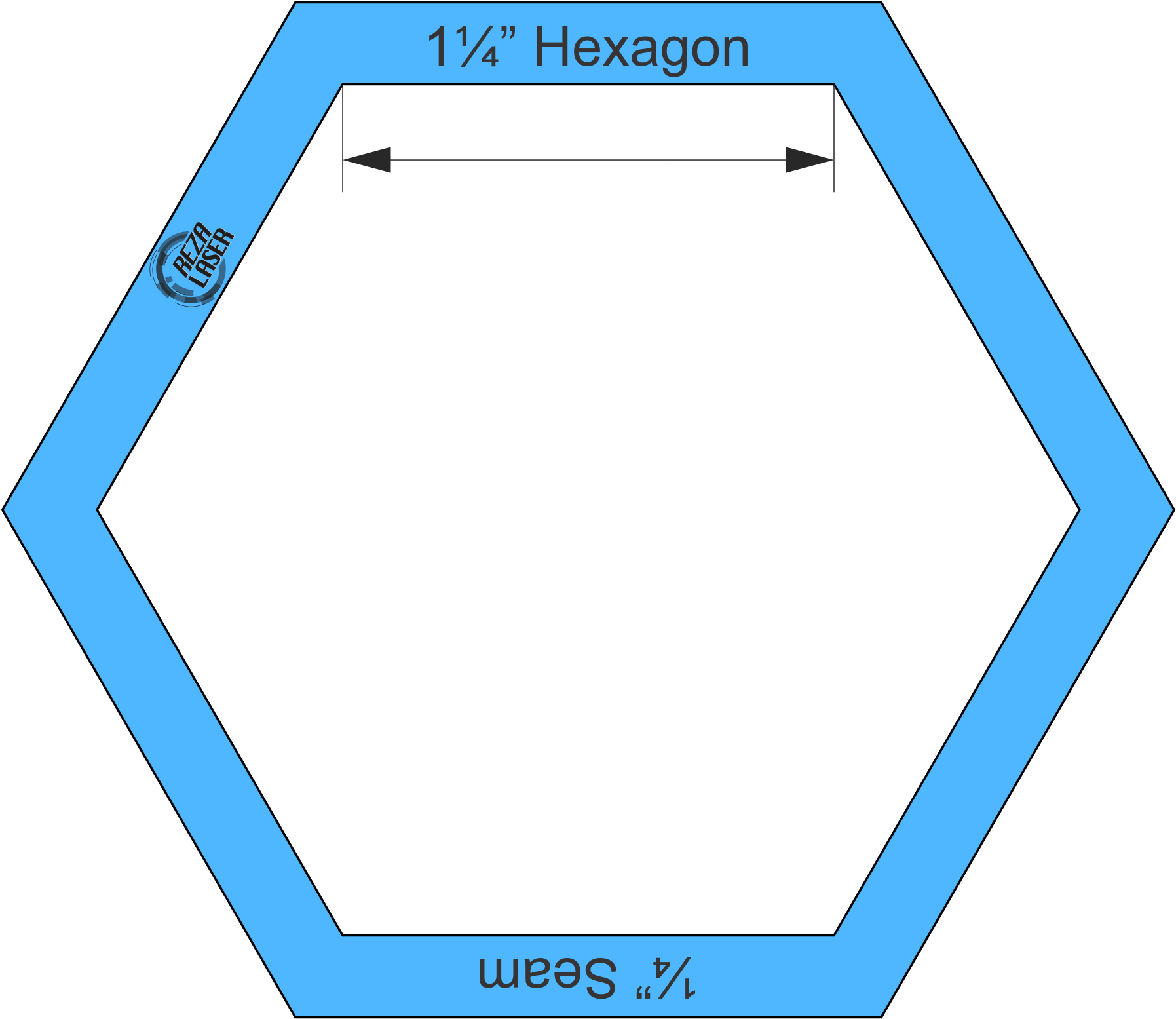 Hexagon - Chiffre Logo (1794x1793), Png Download