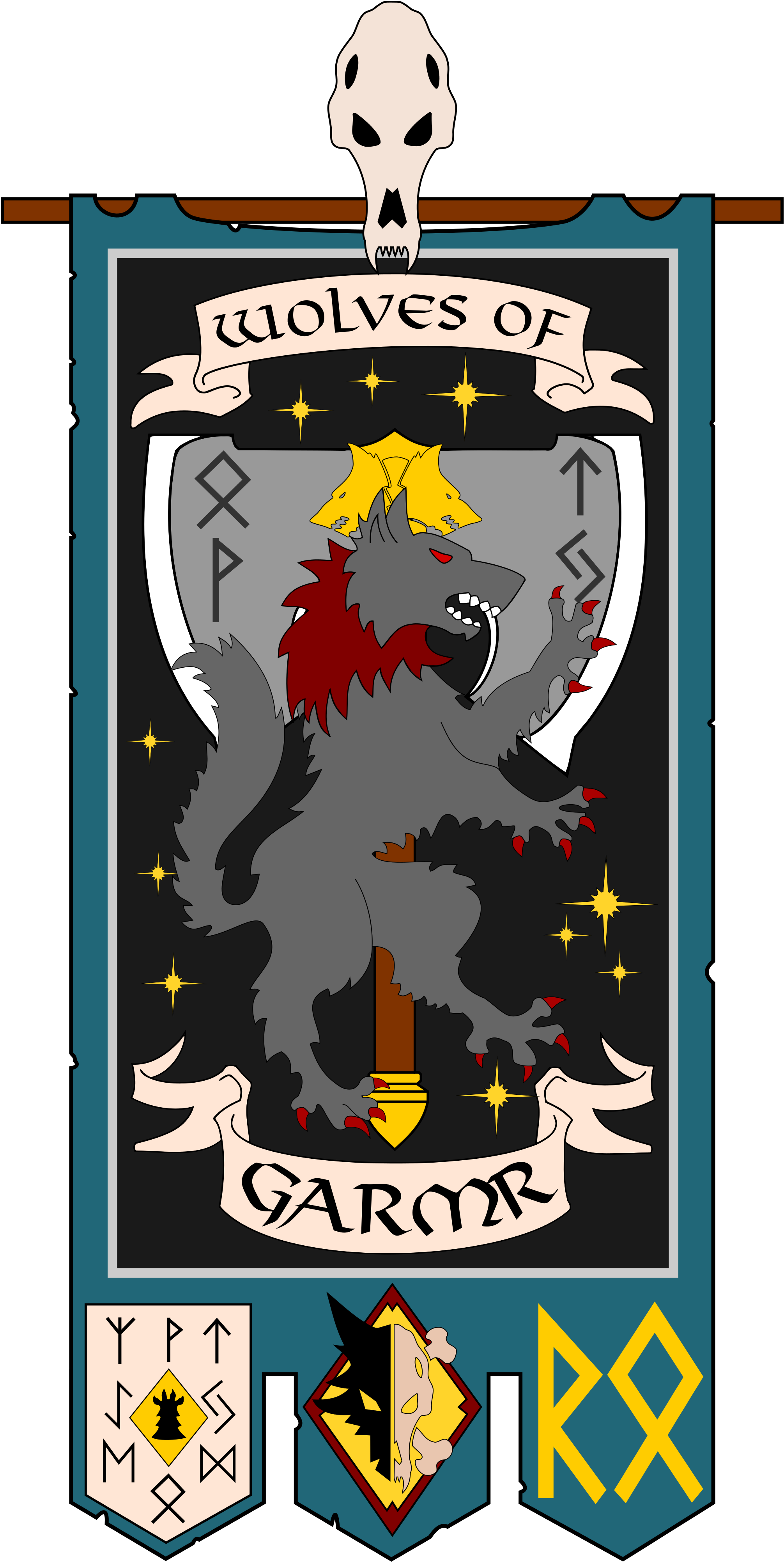 Wolves Of Garmr - Poster (2980x4213), Png Download