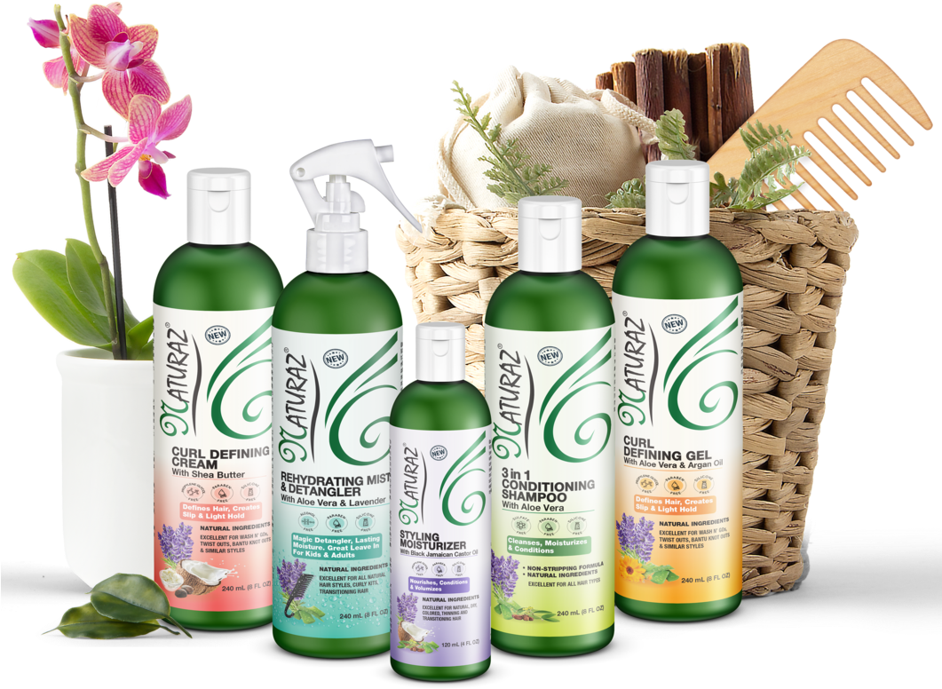 Naturaz Hair Bundle - Hairstyling Product (1060x1060), Png Download