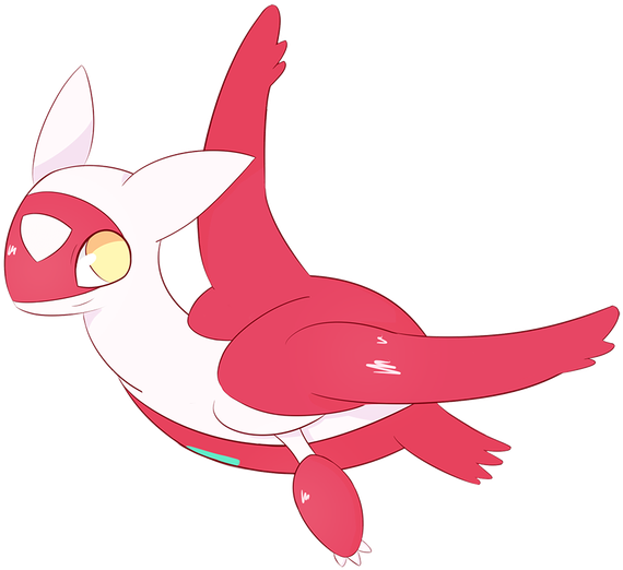 Latias Chibi (640x609), Png Download