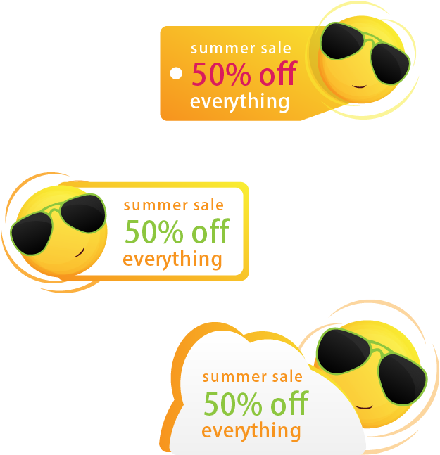 Sun Price Label Discount Tag Logo - Graphic Design (696x809), Png Download