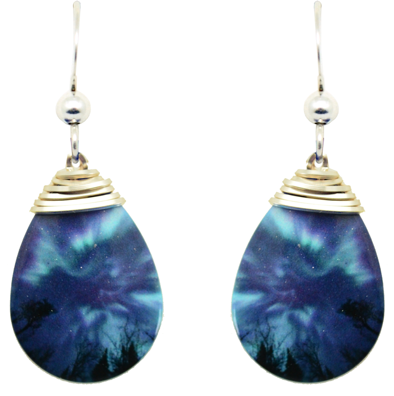 On Angel's Wings - Earrings (1000x1000), Png Download
