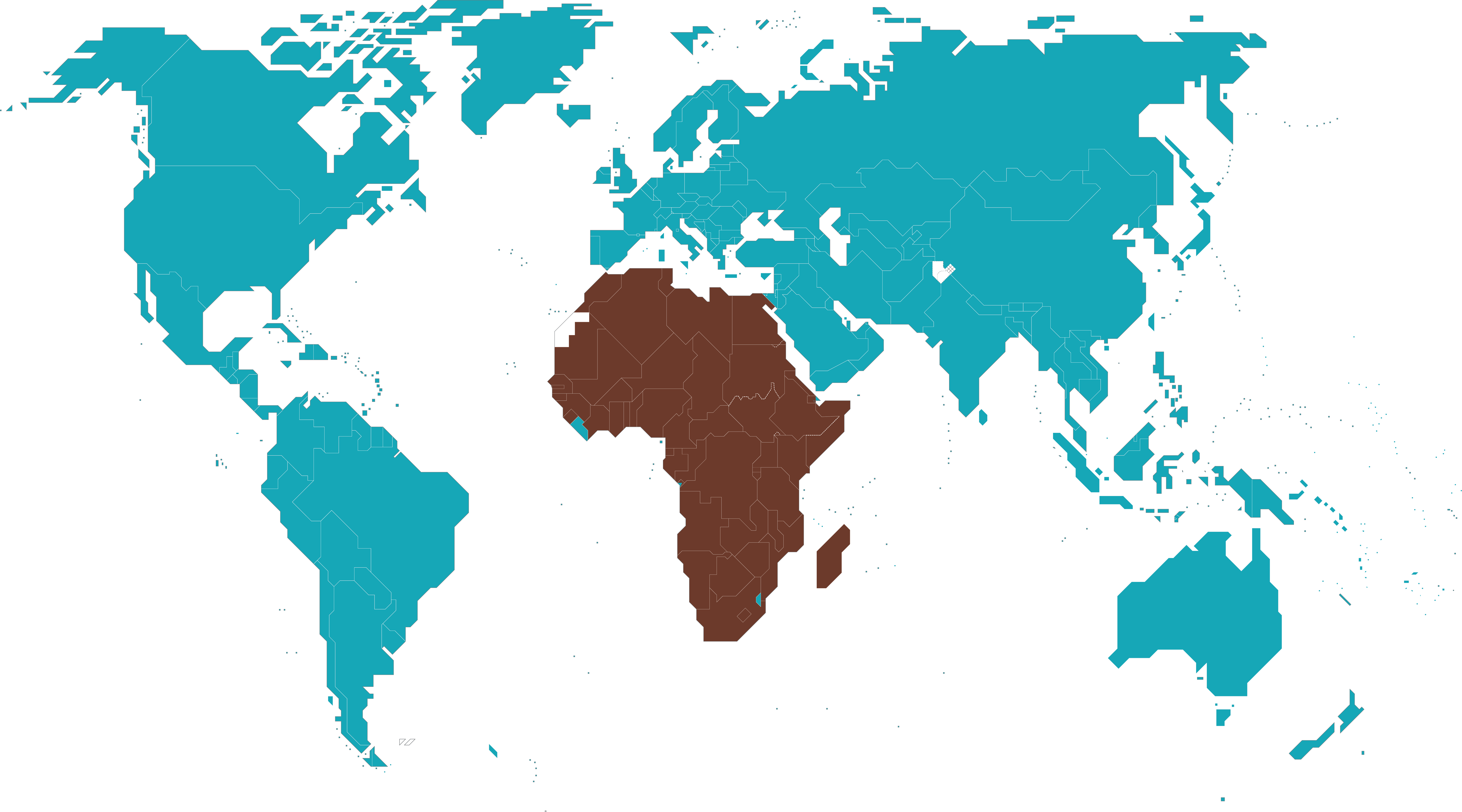 World Map (7776x4320), Png Download