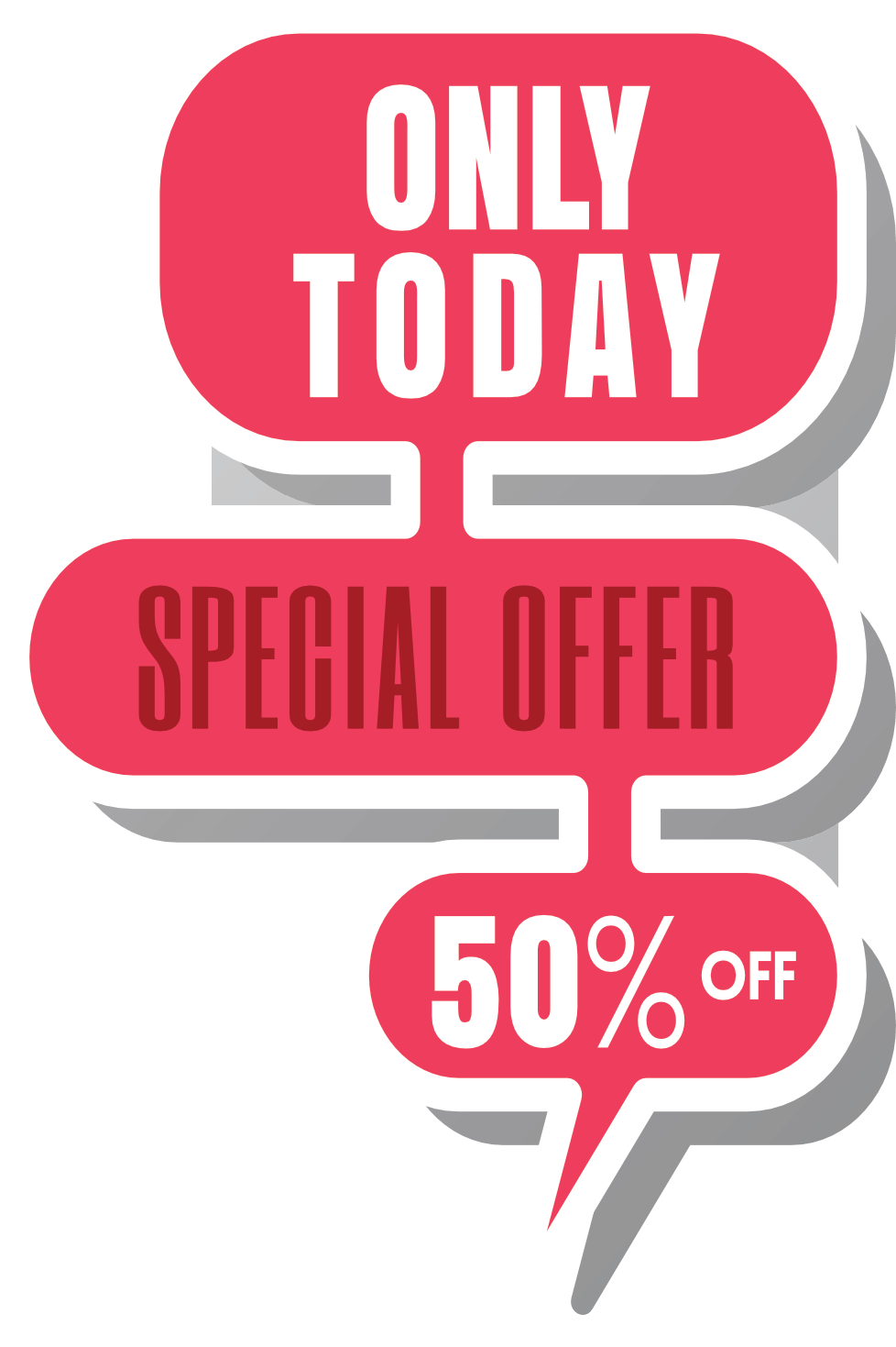 Only Today 50% Off - Graphic Design (978x1469), Png Download
