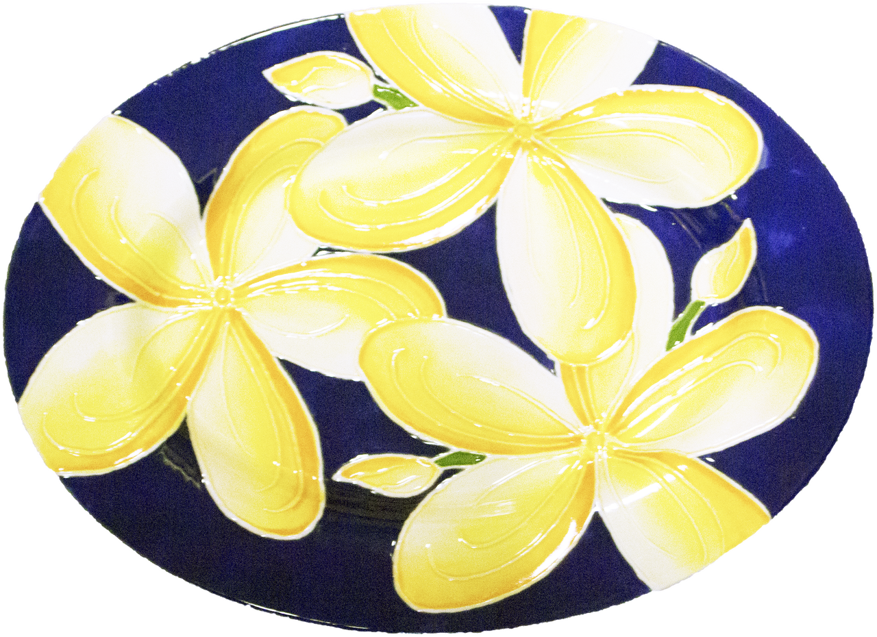 15" Rim Oval Plumeria - Frangipani (1280x930), Png Download
