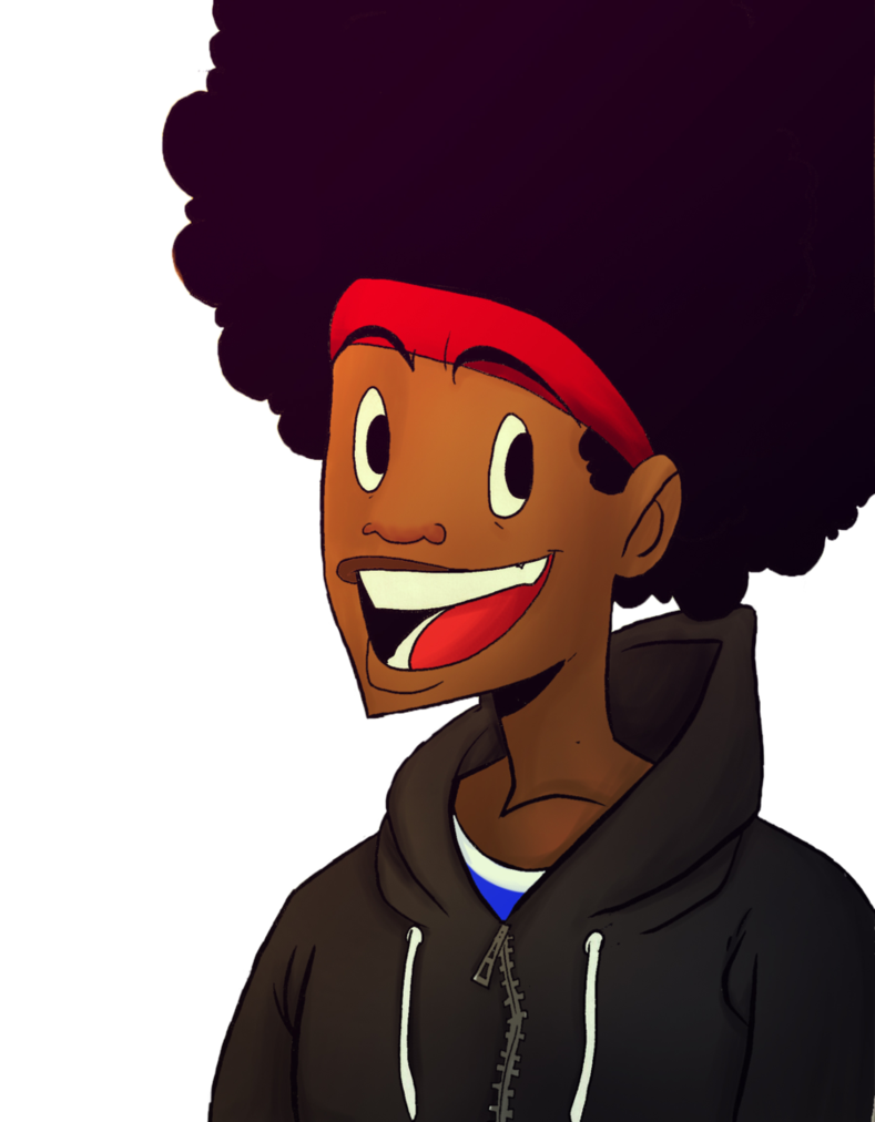 Graffiti Clipart Man - Cartoon Black Boy Drawing (789x1012), Png Download