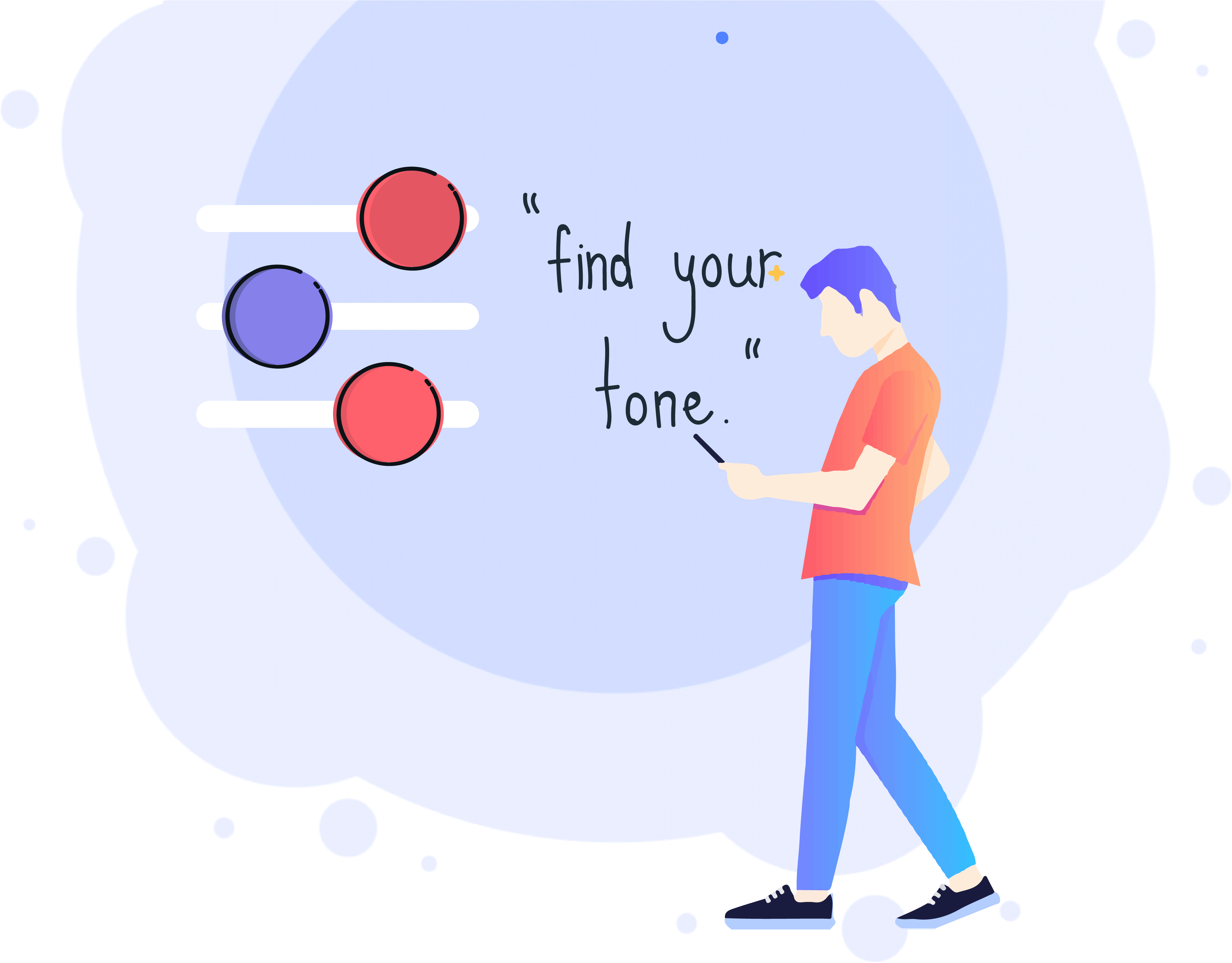 Find Your Unique Tone - Illustration (4651x3255), Png Download