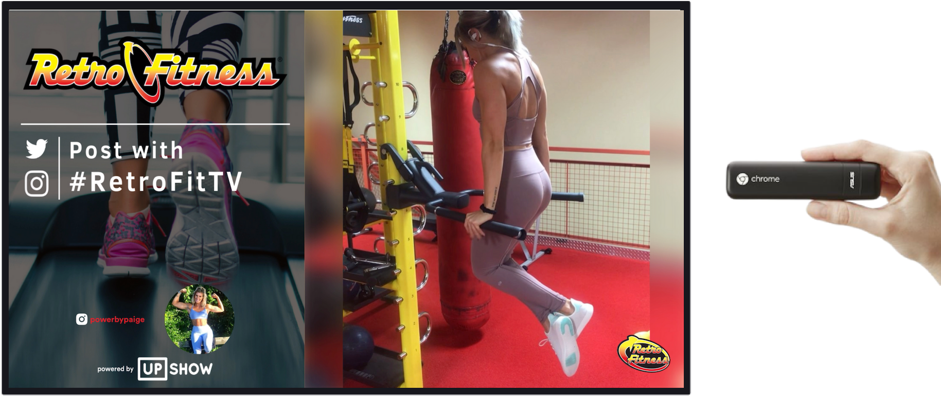 Plug And Play - Retro Fitness (1920x1080), Png Download