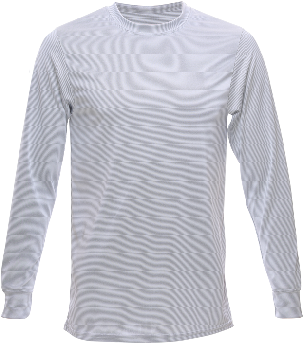Unisex Long Sleeve Bamboo Dry Shirt, Grey - Long-sleeved T-shirt (800x800), Png Download