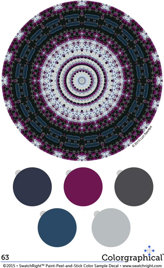 Color Inspiration 63 Featuring Benjamin Moore Paint - Circle (600x951), Png Download