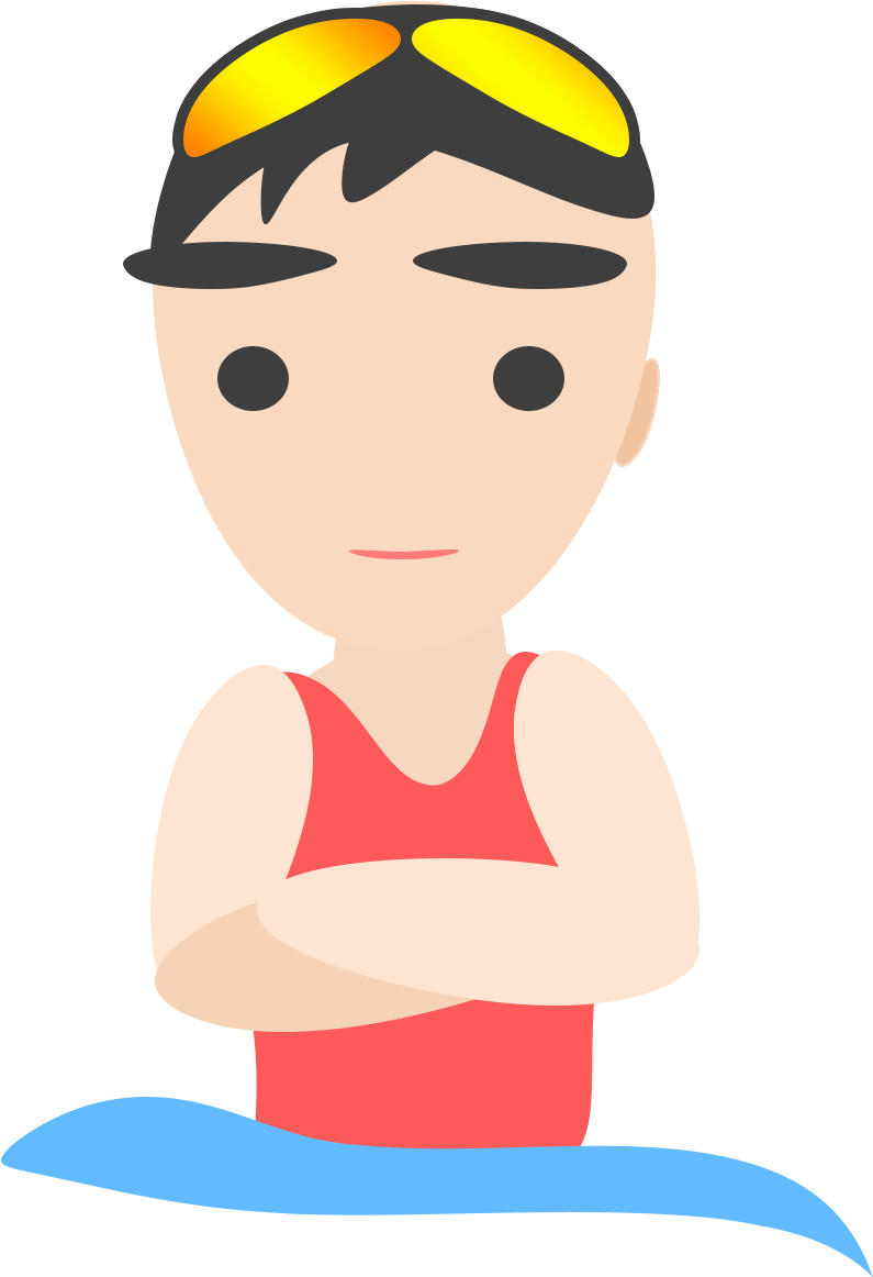 Download Swimming Coach Cartoon Full Size Png Image Pngkit