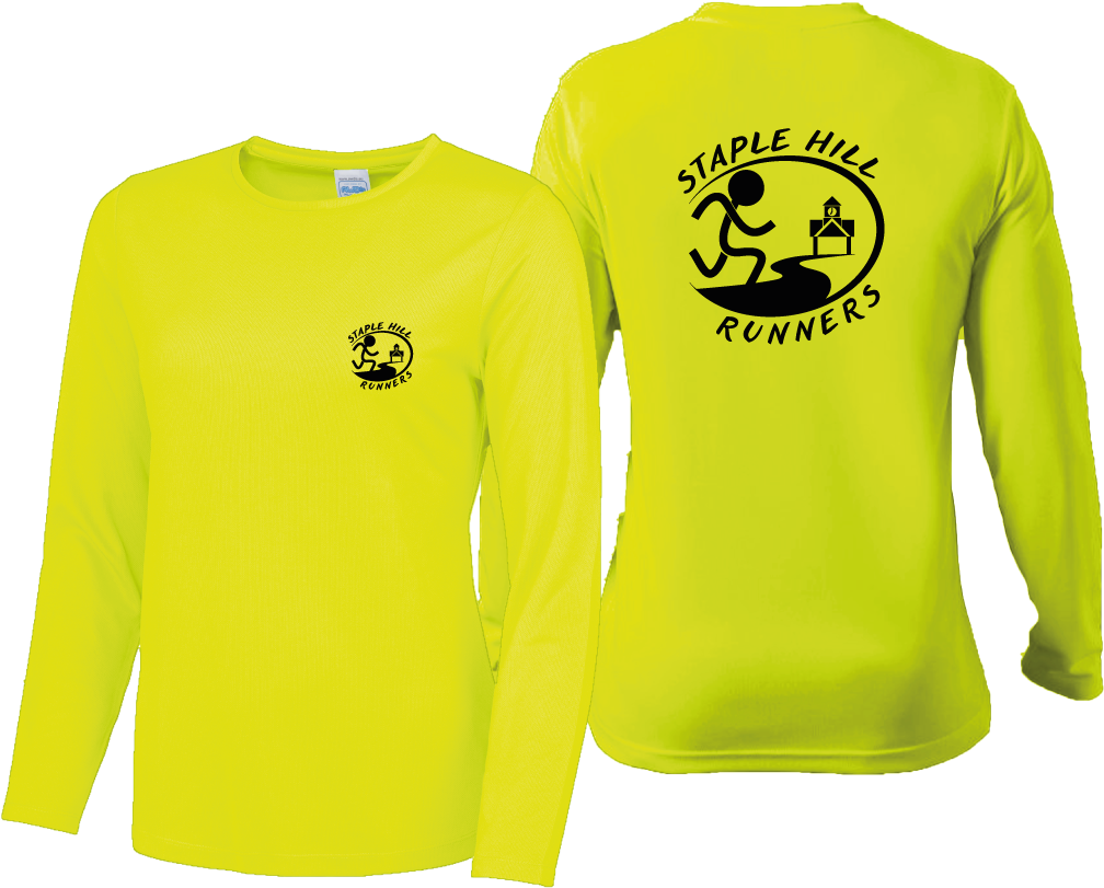 Picture Of Staple Hill Runners - Long-sleeved T-shirt (1034x893), Png Download