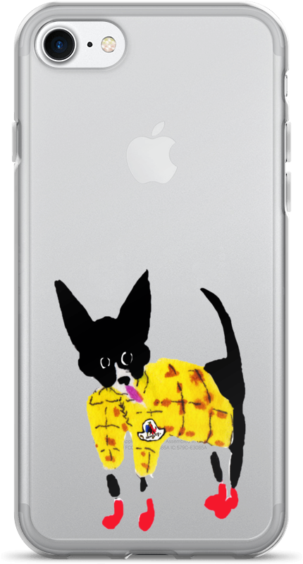 Iphone Case - Moncler Dog - Iphone 7 (1000x1000), Png Download