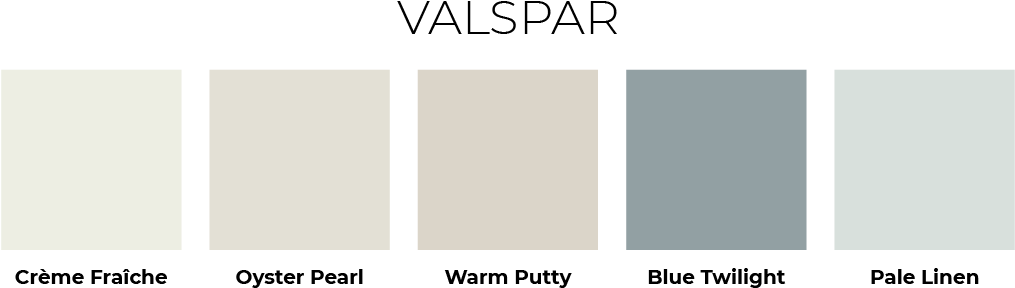 Crème Fraîche In Satin For All The Trim And Doors - Valspar Winter Flannel Door Color (1080x306), Png Download