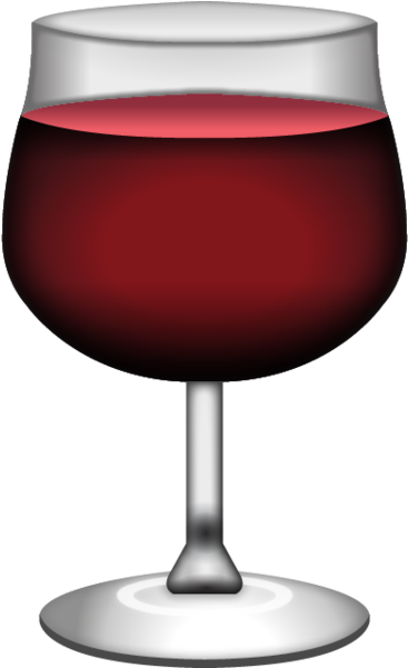 Wine Glass Emoji Png (600x600), Png Download