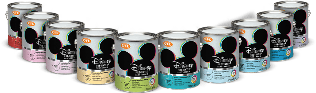 Disney Paint - Food (1058x314), Png Download