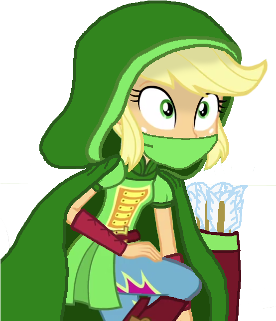 Applejack, Archer, Arrows, Cloak, Clothes, Edit, Equestria - Archer Applejack (553x684), Png Download